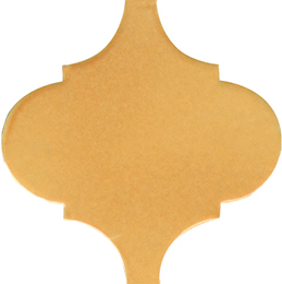 Арабески Майолика желтый глянцевый 26x30x0,7