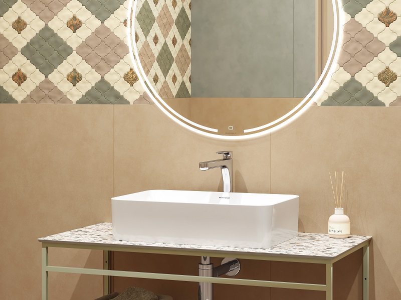 Ванная комната с душевой Арабески Марокко Ванная комната с душевой Арабески Марокко