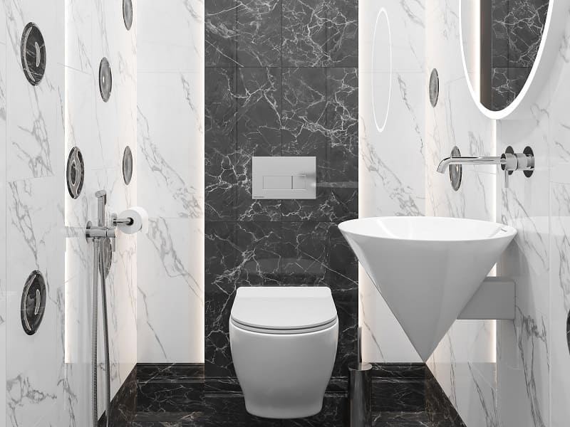 Туалетная комната Коррер современная Туалетная комната Коррер современная