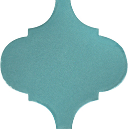 Арабески Майолика бирюза глянцевый 26x30x0,7 Арабески Майолика бирюза глянцевый 26x30x0,7