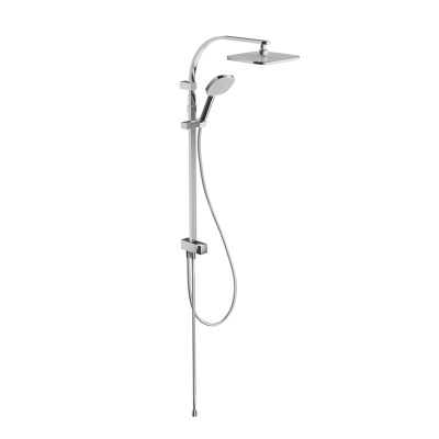 Душевая колонна квадратная Fonte/Фонте на 2 потока без смесителя, хром Душевая колонна квадратная Fonte/Фонте на 2 потока без смесителя, хром