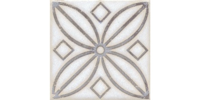 Вставка Амальфи орнамент коричневый 9,8x9,8x0,7 Вставка Амальфи орнамент коричневый 9,8x9,8x0,7