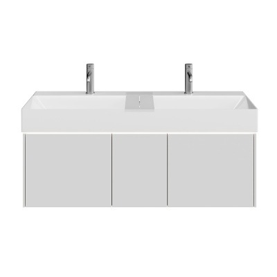 Тумба Grande/Гранде подвесная 120, 3 ящика, архитектурный серый Тумба Grande/Гранде подвесная 120, 3 ящика, архитектурный серый