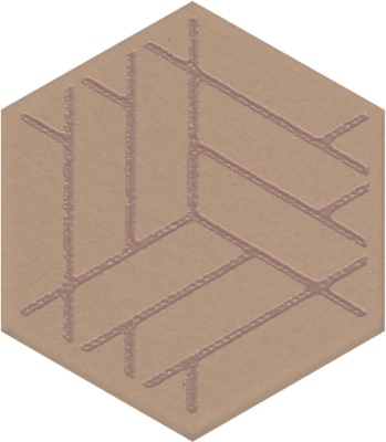 Декор Агуста оранжевый матовый 6x5,2x0,69