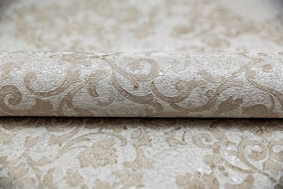 Обои виниловые Флора мотив, серый, бежевый Обои виниловые Флора мотив, серый, бежевый