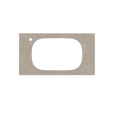 Столешница Magica/Маджика Риккарди 90 см, бежевая матовая Столешница Magica/Маджика Риккарди 90 см, бежевая матовая