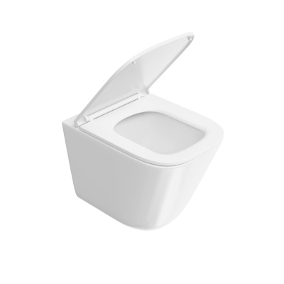 Комплект с подвесным унитазом Кубо Торнадо, инсталляцией и кнопкой управления хром-глянец (круглая)