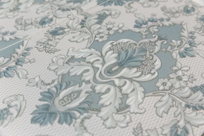 Декор Браганса голубой матовый 25x40x0,8 Декор Браганса голубой матовый 25x40x0,8