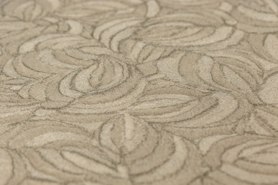 Обои виниловые на флизелиновой основе Мираж база универсальная, коричневый, листья