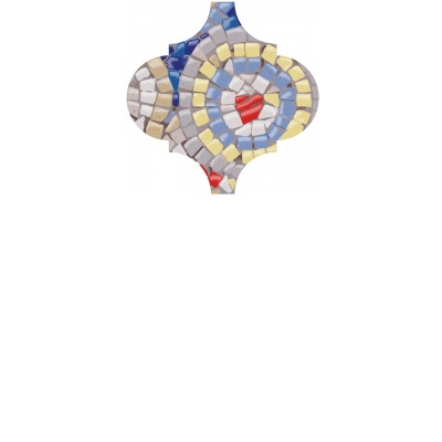 Декор Арабески Майолика Гауди глянцевый 6,5x6,5x0,7