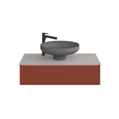 Столешница Magica/Маджика для раковины Safi/Сафи Риккарди 90 см, серая матовая Столешница Magica/Маджика для раковины Safi/Сафи Риккарди 90 см, серая матовая