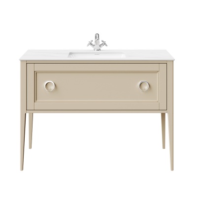 Тумба Plaza Classic/Плаза Классик напольная 1 ящик 120, капучино матовый