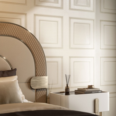 Обои виниловые Буазери мотив, бежевый Обои виниловые Буазери мотив, бежевый