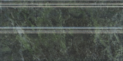 Плинтус Серенада зелёный глянцевый обрезной 30x15x1,7