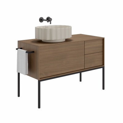 Раковина ARTBASIN Conchiglia/АртБейзин Конкилья накладная 50, песочная матовая