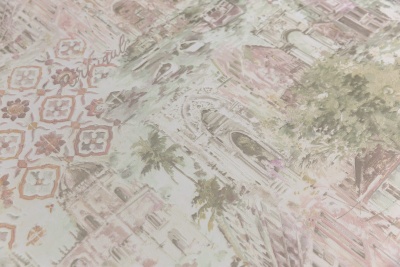 Обои виниловые Впечатление мотив, зеленый Обои виниловые Впечатление мотив, зеленый