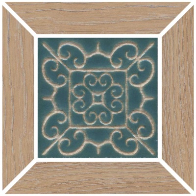 Декор Тровазо наборный бежевый матовый 13x13x0,9 Декор Тровазо наборный бежевый матовый 13x13x0,9