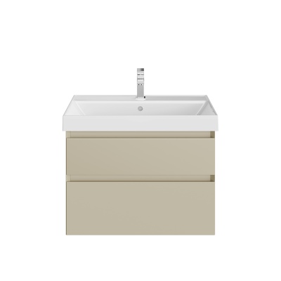 Тумба Cubo/Кубо подвесная с ящиками 70, лимо матовая