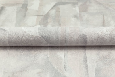 Обои виниловые на флизелиновой основе Фреш мотив, серый-бежевый, абстракция Обои виниловые на флизелиновой основе Фреш мотив, серый-бежевый, абстракция