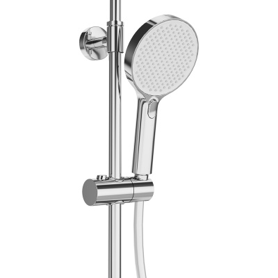 Душевая колонна Fonte/Фонте на 3 потока с фиксированным изливом и механическим смесителем, хром Душевая колонна Fonte/Фонте на 3 потока с фиксированным изливом и механическим смесителем, хром