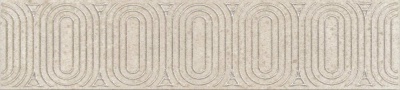 Бордюр Безана бежевый матовый обрезной 25x5,5x0,9