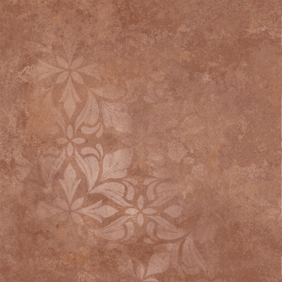 Хадду красный матовый декорированный 40,2x40,2x0,8