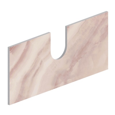 Столешница Cono Onice/Коно Ониче розовая (задняя стенка)