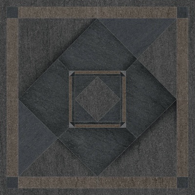 Декор Базальто обрезной 80x80x1,1