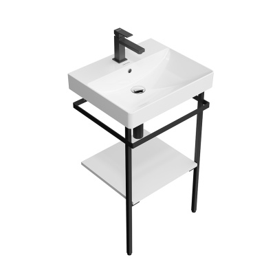 Структура металлическая PRO напольная 50, черная матовая