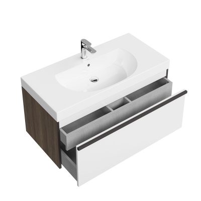 Тумба Modula/Модула подвесная 100 с ящиком 1+1, арабика