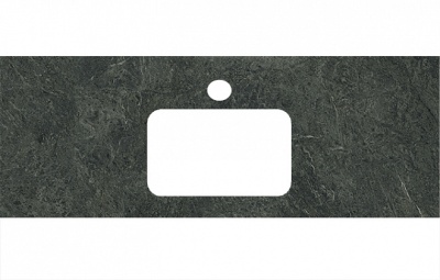 Столешница из керамогранита Риальто 120, зеленый темный матовый Столешница из керамогранита Риальто 120, зеленый темный матовый