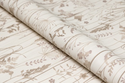 Обои виниловые на флизелиновой основе Платан, мотив, бежевый