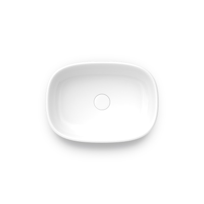Раковина Circo/Чирко накладная 50, белая глянцевая
