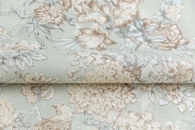 Обои виниловые Азулежу мотив, зеленый Обои виниловые Азулежу мотив, зеленый