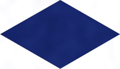 Декор Риад синий глянцевый 13,5x7,8x0,9