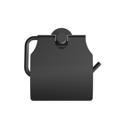 Держатель для туалетной бумаги Изола настенный, черный матовый