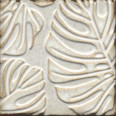 Декор Агдаль 2 бежевый светлый глянцевый структура 15x15x0,9