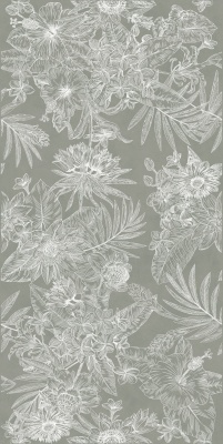 Декор Таделакт зелёный светлый матовый обрезной 60x119,5x0,9