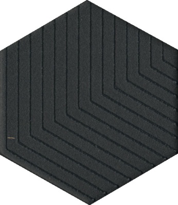 Декор Агуста черный 6x5,2x0,69 Декор Агуста черный 6x5,2x0,69