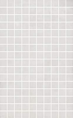Декор Левада мозаичный серый светлый глянцевый 25x40x0,8