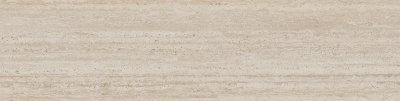 Ступень фронтальная клееная Про Травертин бежевый светлый матовый обрезной 33x119,5x0,9