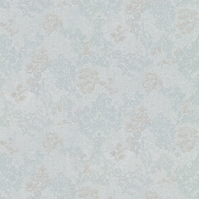 Обои виниловые Флора мотив, голубой Обои виниловые Флора мотив, голубой