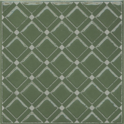 Декор Бахия 1 зелёный глянцевый 9,8x9,8x0,7 Декор Бахия 1 зелёный глянцевый 9,8x9,8x0,7