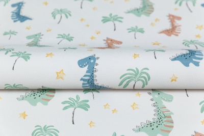 Обои виниловые на флизелиновой основе Уик-энд мотив, разноцветный дино