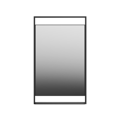 Зеркало PLAZA Next 60, черное матовое