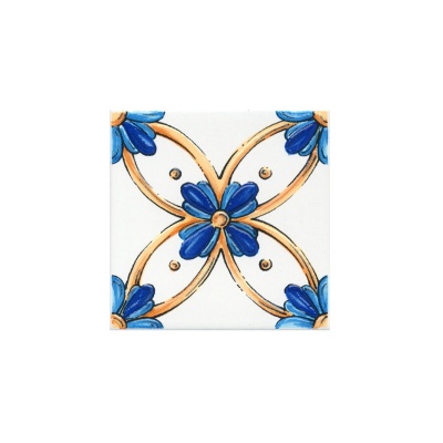 Вставка Капри майолика 9,8x9,8x0,7