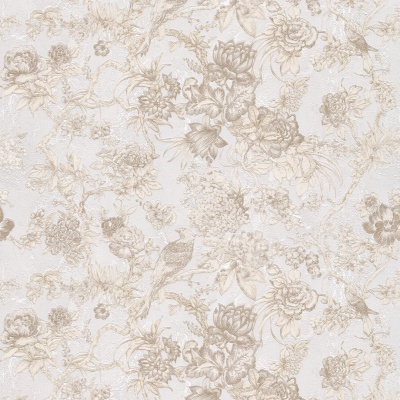 Обои виниловые Азулежу мотив, бежевый