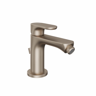 Смеситель для биде OLE однорычажный с донным клапаном, золотой атласный Смеситель для биде OLE однорычажный с донным клапаном, золотой атласный