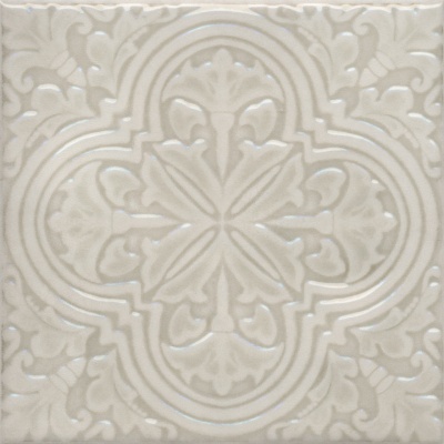 Декор Фес бежевый светлый глянцевый 15x15x0,77