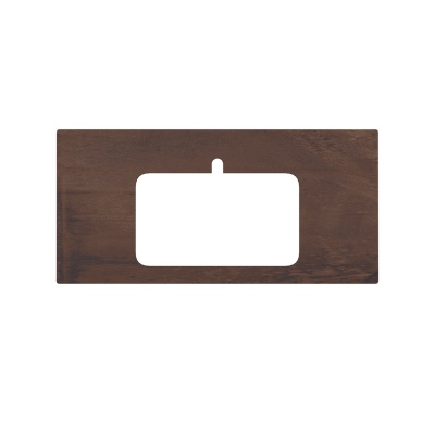 Столешница из керамогранита для раковин, встраиваемых сверху, Про Феррум 100 см, коричневый натуральный